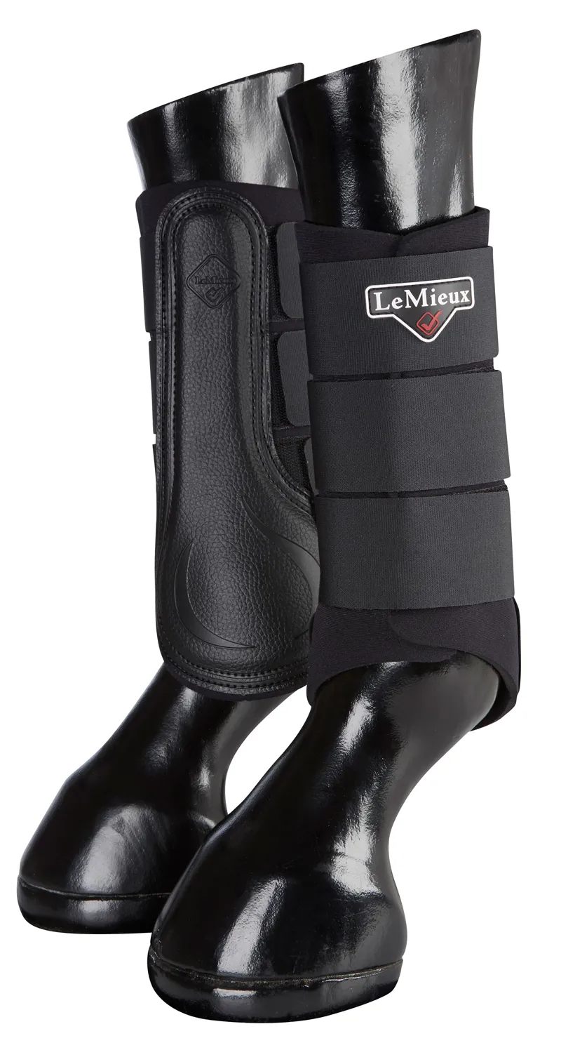 LeMieux Grafter Brushing Boots in Black 
